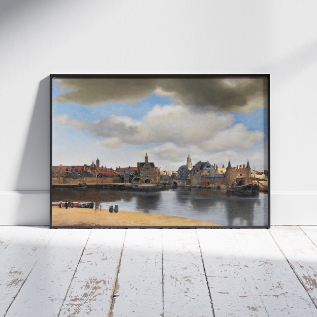 Poster Johannes Vermeer, van Deft, View of Delft (Criador carregado)