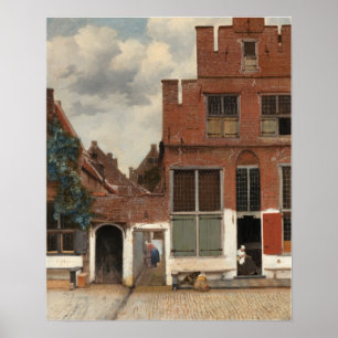 Poster Johannes Vermeer View of Houses in Delft