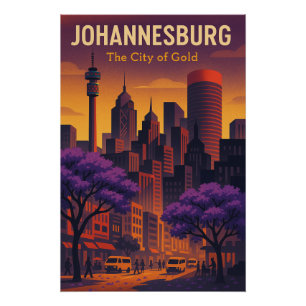 Pôster JOHANNESBURGO – A Cidade do Ouro