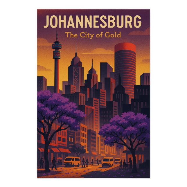 Pôster JOHANNESBURGO – A Cidade do Ouro (Frente)
