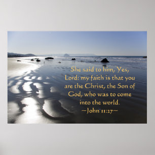 Pôster John 11:27