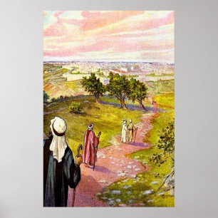 Pôster John 11:55-57 Até Jerusalém para Páscoa