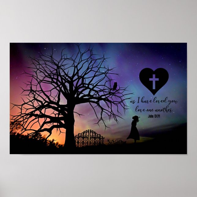 Poster John 13:34 (Frente)