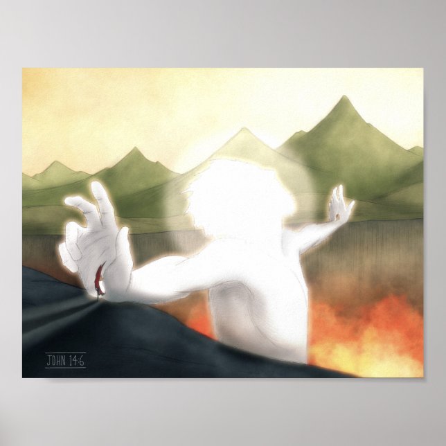 Poster John 14:6 (Frente)