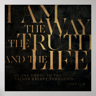 Poster John 14:6 II
