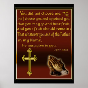 poster John 15:16