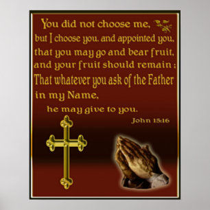 poster John 15:16