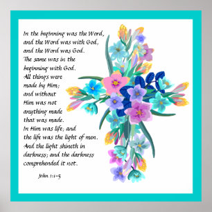 Poster John 1:1-5