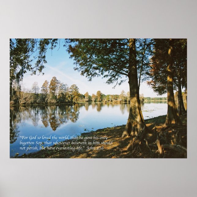 Poster John 3:16 (Frente)