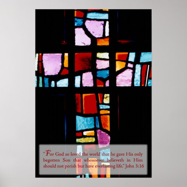 Poster John 3:16 (Frente)