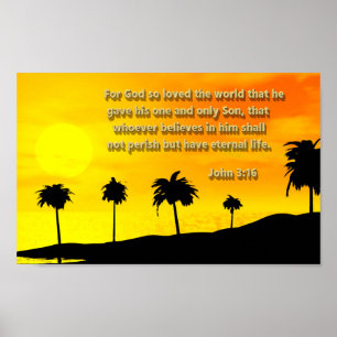 Poster John 3 : 16