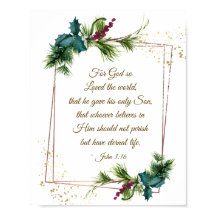 John 3:16 Deus tão amado pelo Natal
