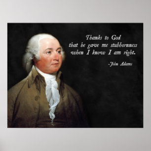Pôster John Adams teimoso