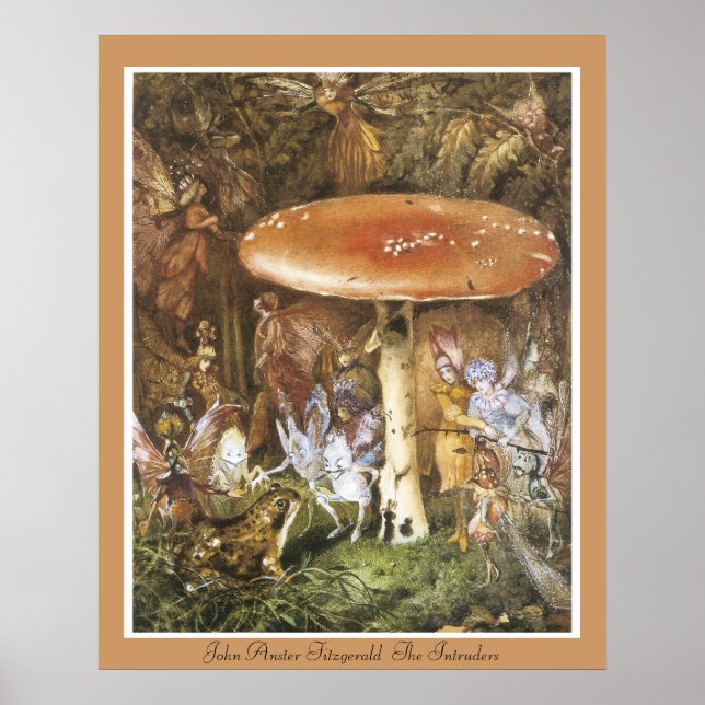 Pôster John Anster Fitzgerald The Intruders (Frente)