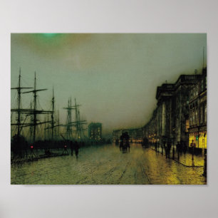 Pôster John Atkinson Grimshaw- Glasgow prudente