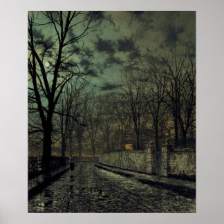 Poster John Atkinson Grimshaw - novembro