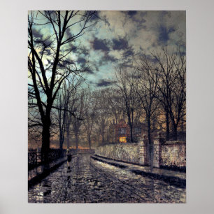 Pôster John Atkinson Grimshaw novembro