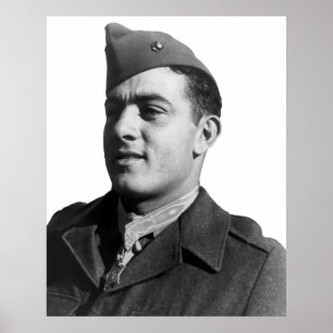 Poster John Basilone - WW2 Hero