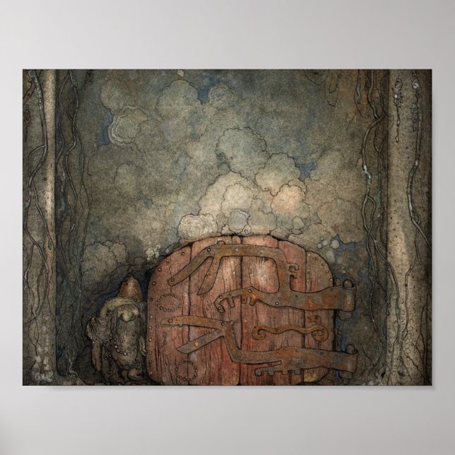 Poster John Bauer - Bergaporten (Frente)