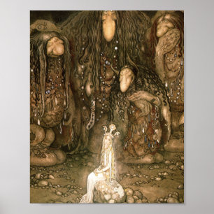Poster John Bauer - Look At Them Troll Mother Said Look
