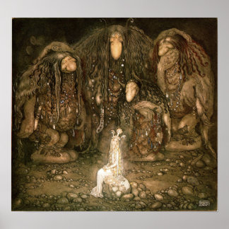 Poster John Bauer - Troll