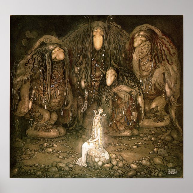 Poster John Bauer - Troll (Frente)