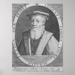 Poster John Cheke, 1620