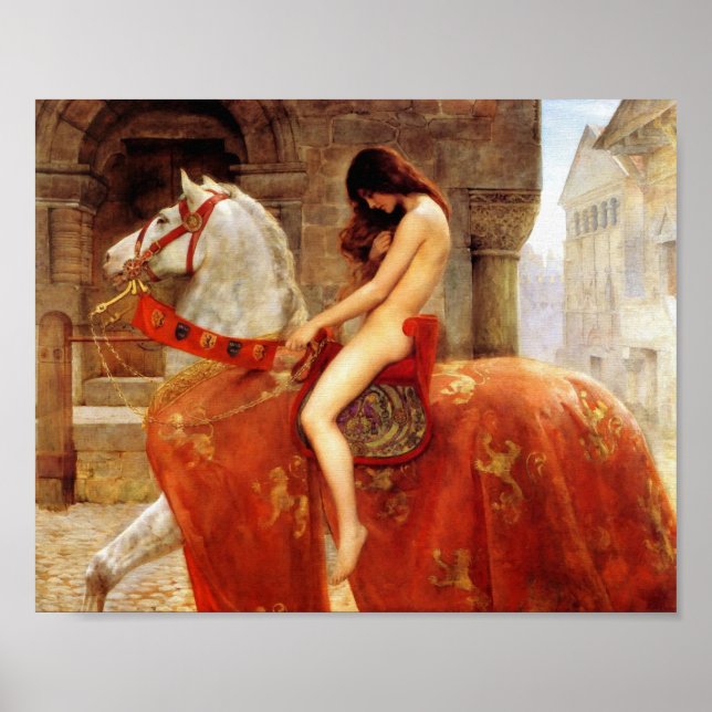 Poster John Collier Lady Godiva Fine Art (Frente)