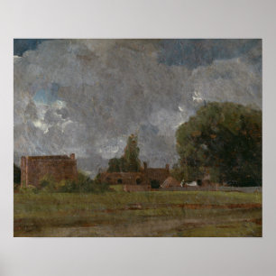 Pôster John Constable - a casa do polícia de Golding