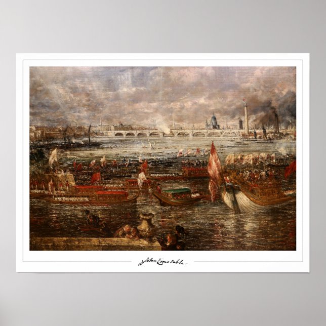 Poster John Constable Cartaz de Arte Zedign #129 (Frente)