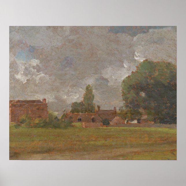 Poster John Constable | Casa do Policial de Golding, Lest (Frente)
