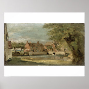Poster John Constable   Flatford Mill (óleo no painel)
