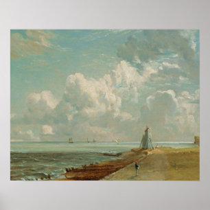 Pôster John Constable Harwich, The Low Lighthouse e B