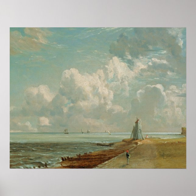 Pôster John Constable | Harwich, The Low Lighthouse e B (Frente)