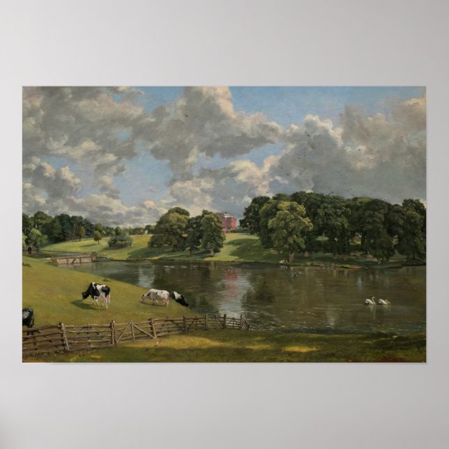 Pôster John Constable - Parque Wivenhoe, Essex (Frente)