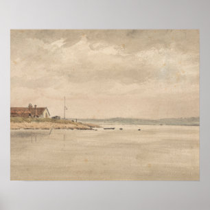 Pôster John Constable - uma vista no Orwell