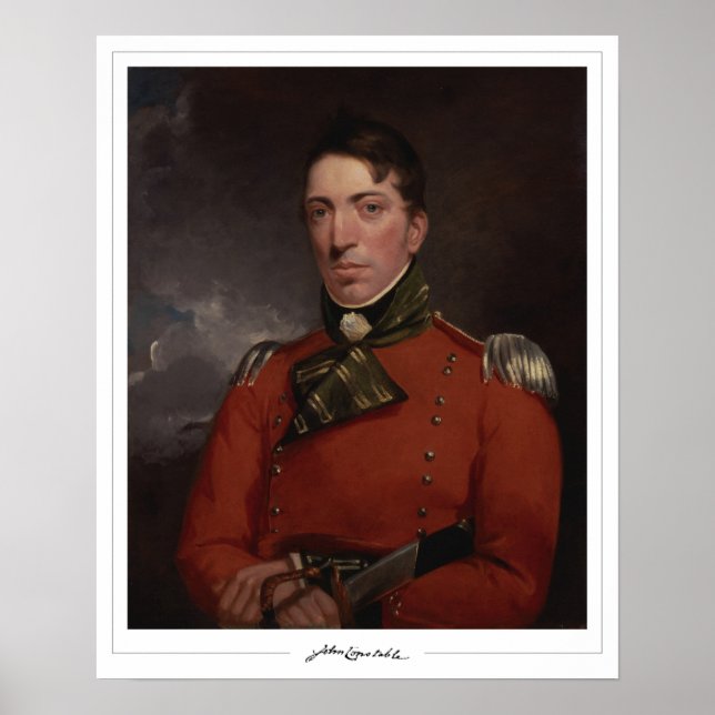 Poster John Constable Zedign Cartaz de Arte #133-2 (Frente)