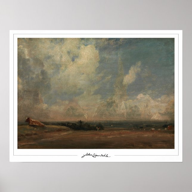 Poster John Constable Zedign Cartaz de Arte #18 (Frente)