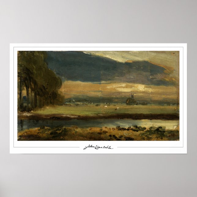 Poster John Constable Zedign Cartaz de Arte #274-2 (Frente)