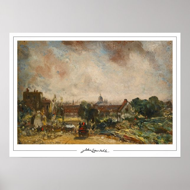 Poster John Constable Zedign Cartaz de Arte #42 (Frente)