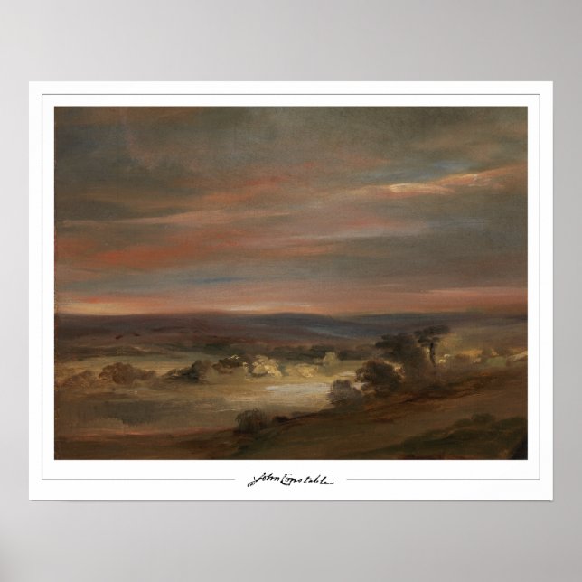 Poster John Constable Zedign Cartaz de Arte #7 (Frente)