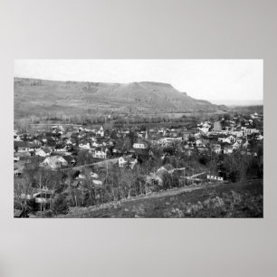 Poster John Day, Oregon Town View Photograph