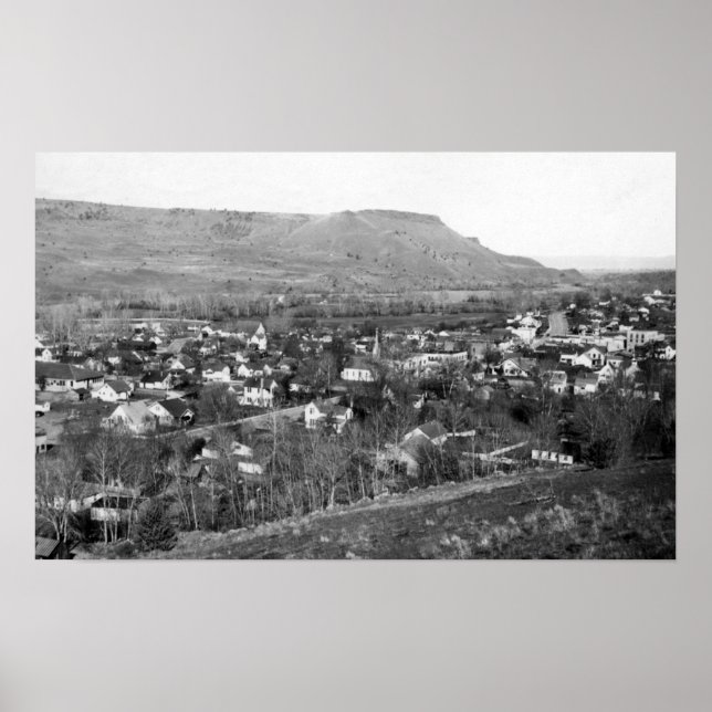 Poster John Day, Oregon Town View Photograph (Frente)