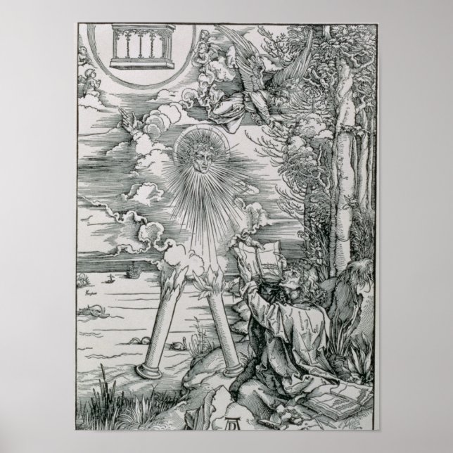 Pôster John Devorando o Livro (Frente)