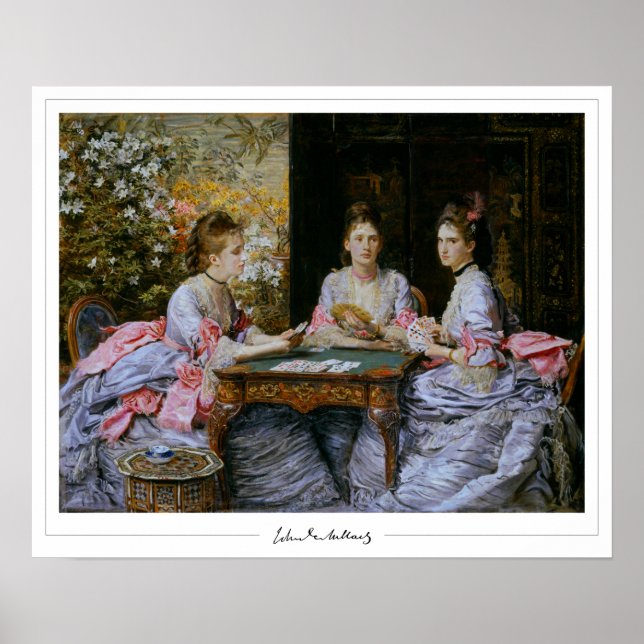 Poster John Everett Millais Cartaz de Arte Zedign #2 (Frente)