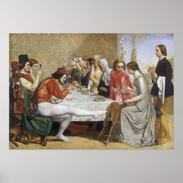 Poster John Everett Millais Isabella (Frente)