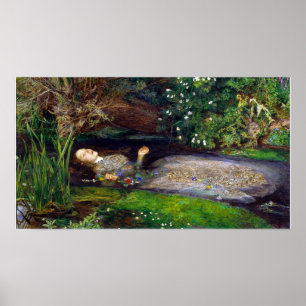 Poster John Everett Millais Ophelia