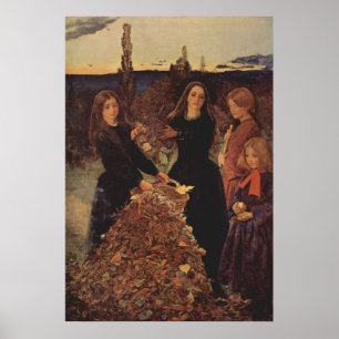 Pôster John Everett Millais - outono