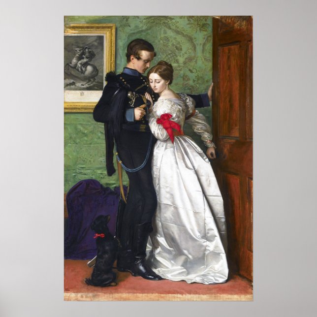 Poster John Everett Millais The Black Brunswicker (Frente)