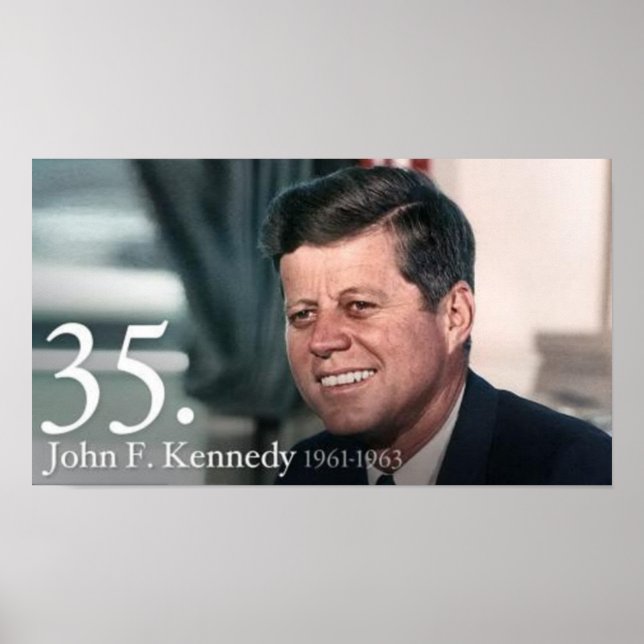 Pôster John F. Kennedy (Frente)